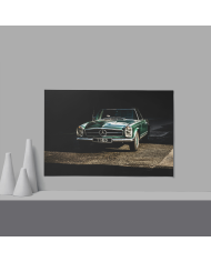 Cadre Mercedes Vintage Verte