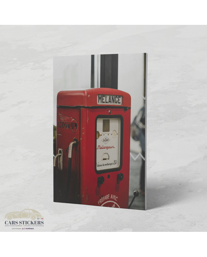 Cadre Décoratif Pompe à Essence