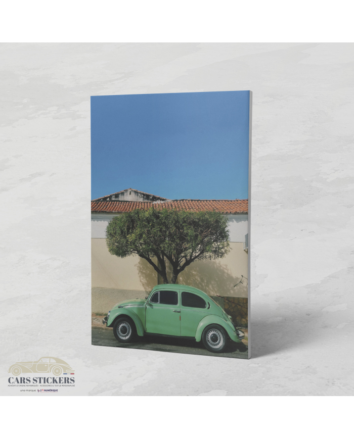 Cadre Coccinelle Volkswagen Verte