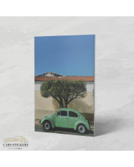 Cadre Coccinelle Volkswagen Verte