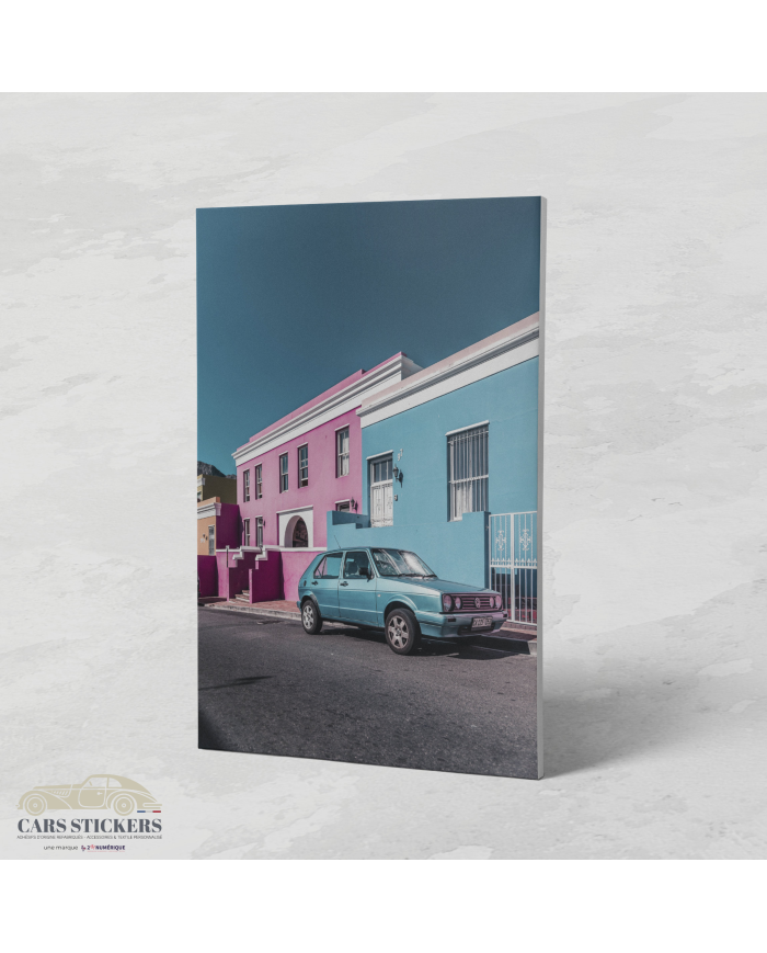 Cadre Volkswagen Golf Bleue