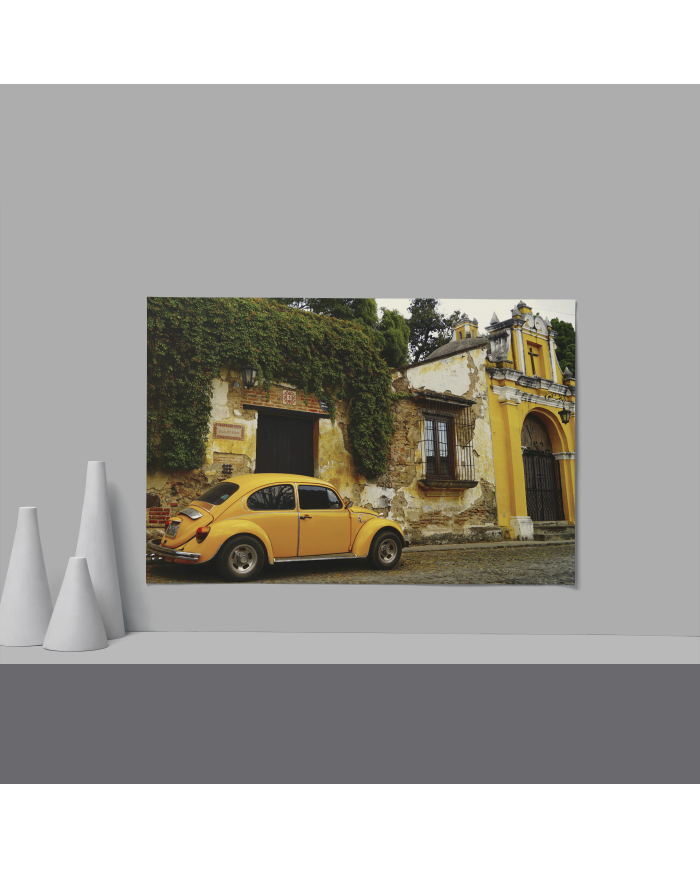 Cadre Volkswagen Coccinelle Jaune