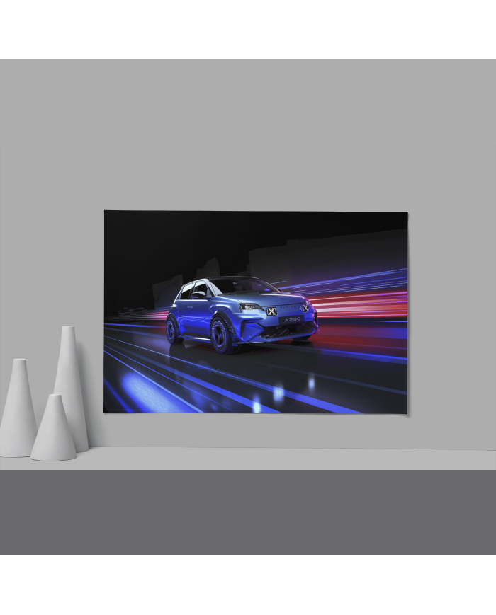 Cadre Alpine A290 Rouge & Bleu