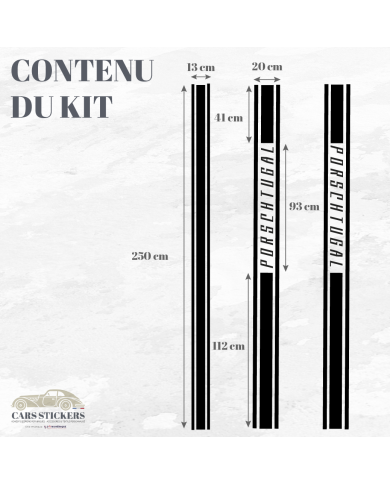 Kit Déco "PORSCHTUGAL"