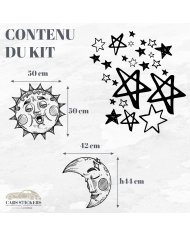 Kit Déco "LUNE & SOLEIL"