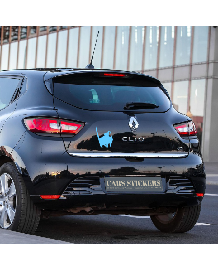 Sticker "Chat hurlant"