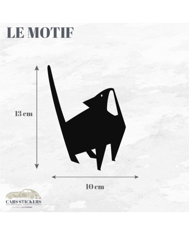 Sticker "Chat hurlant"