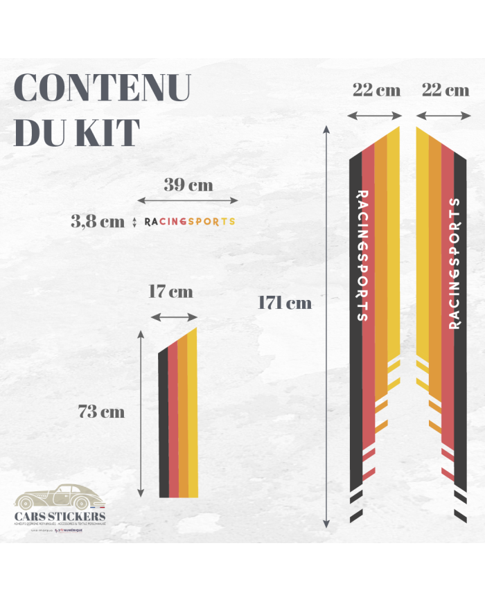 Kit Déco "RACINGSPORTS"