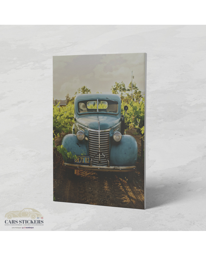 Cadre Chevrolet Vintage Bleu