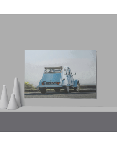 Cadre Citroën 2CV Bleu