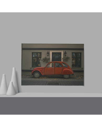 Cadre Citroën 2CV Rouge