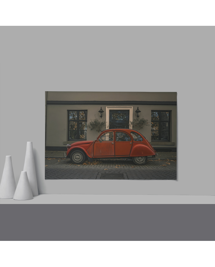 Cadre Citroën 2CV Rouge