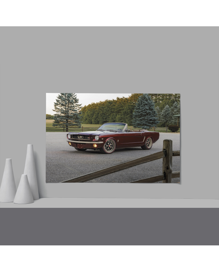 Cadre Ford Mustang Original Rouge