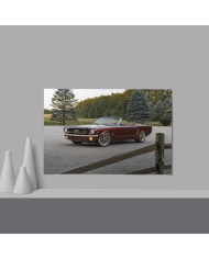 Cadre Ford Mustang Original Rouge