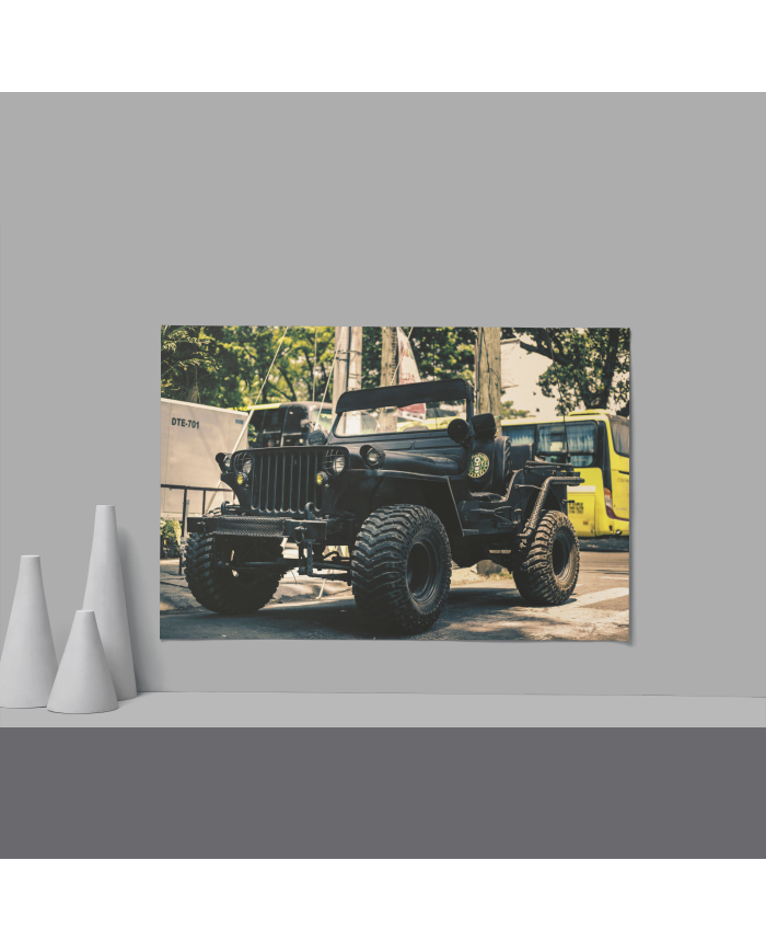 Cadre Jeep Willis Vintage