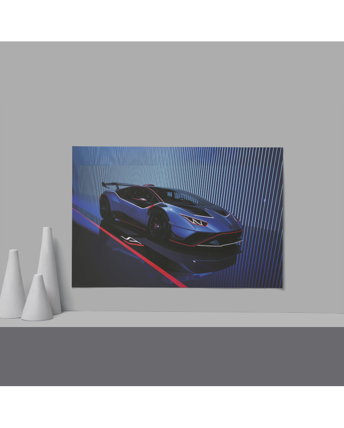 Cadre Lamborghini Huracan Bleu