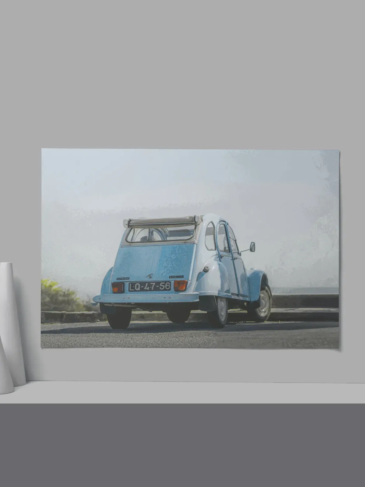 Cadre Citroën 2CV Bleu