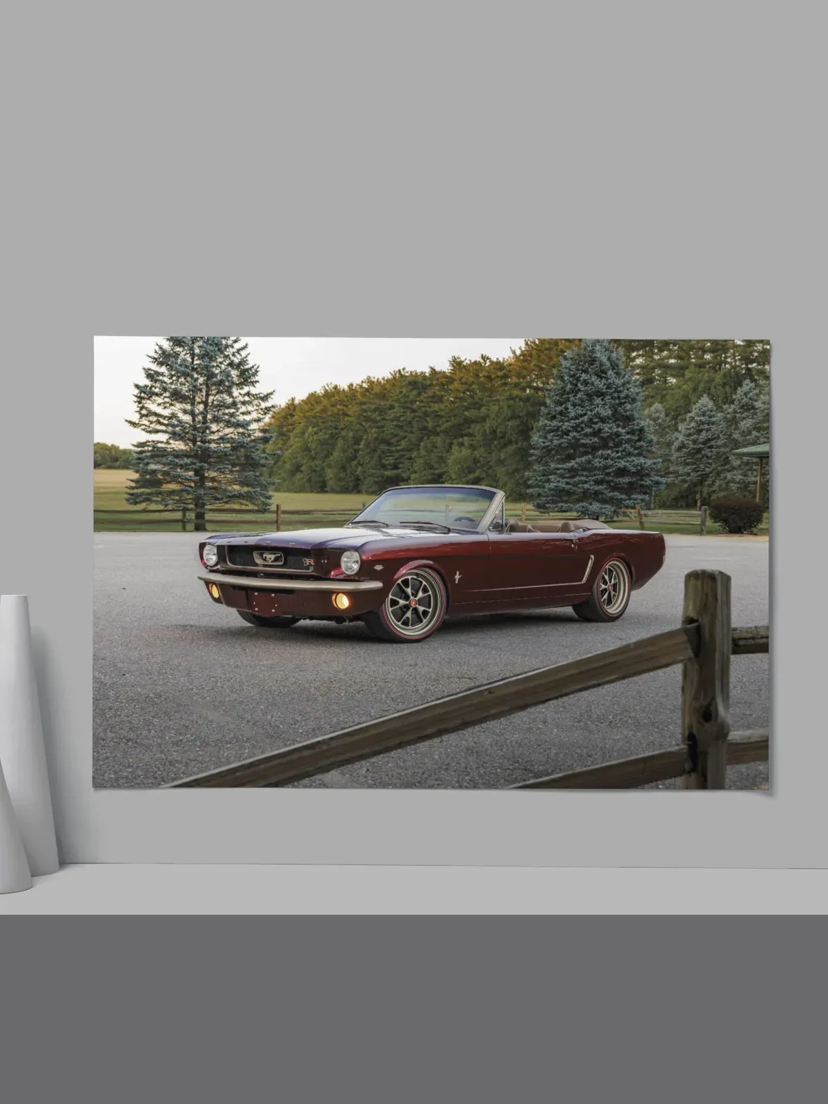 Cadre Ford Mustang Original Rouge