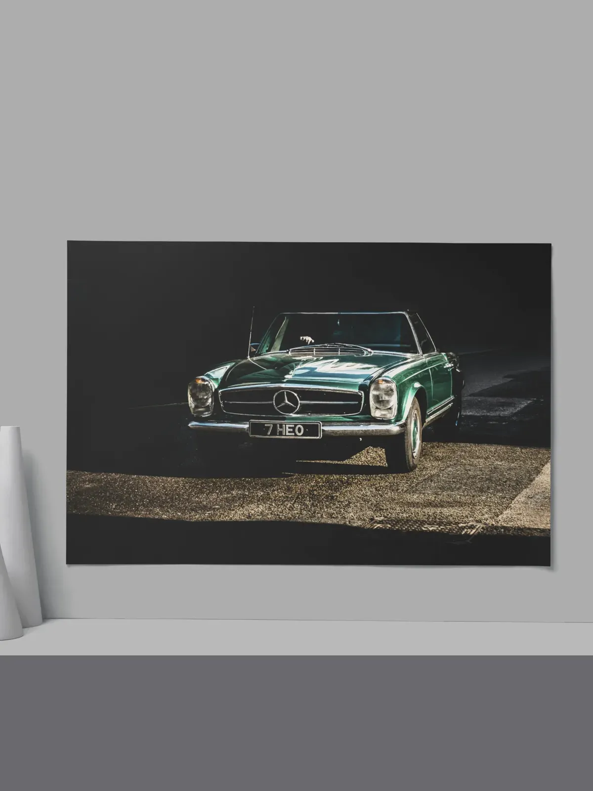 Cadre Mercedes Vintage Verte
