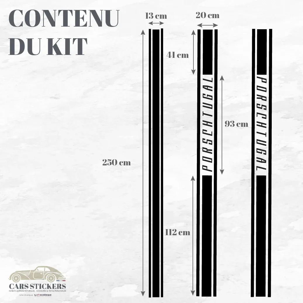 Kit Déco "PORSCHTUGAL"