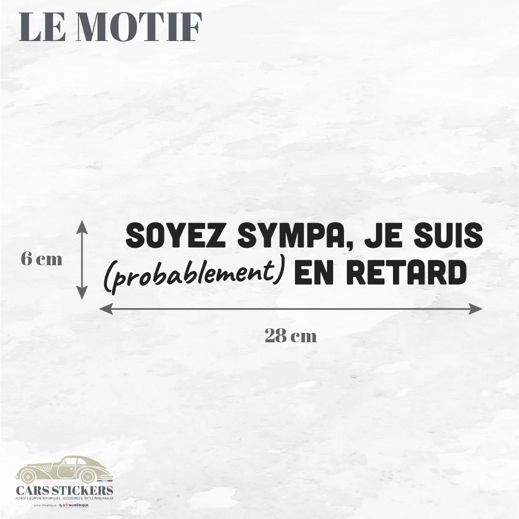 Sticker "Soyez sympa"