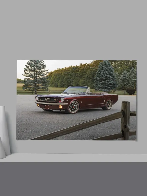 Cadre Ford Mustang Original Rouge