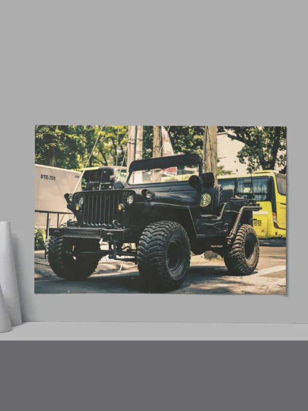 Cadre Jeep Willis Vintage