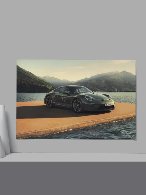 Cadre Porsche 911 Verte