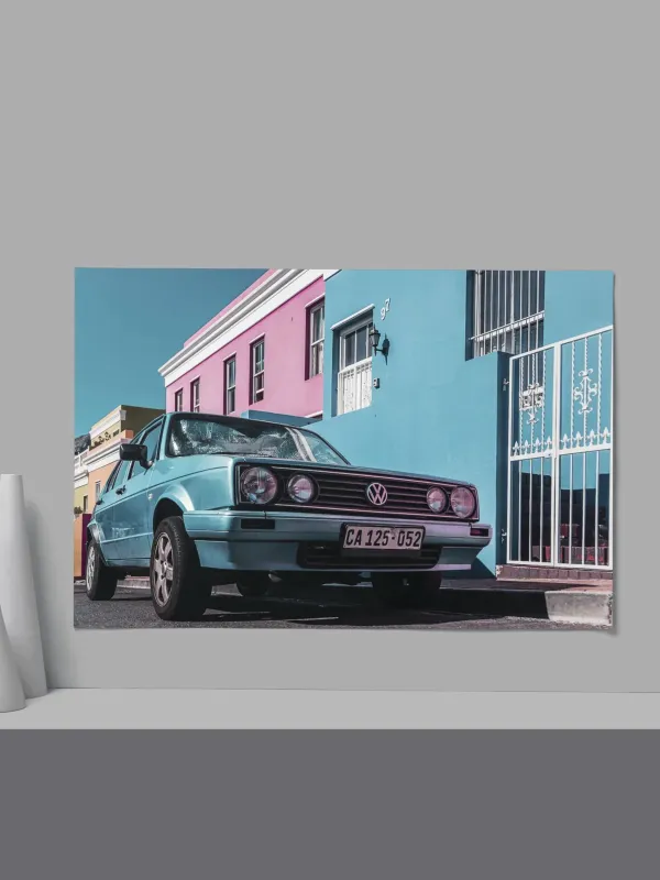 Cadre Volkswagen Golf Bleu
