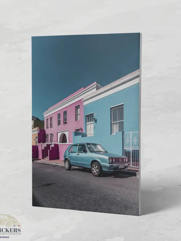 Cadre Volkswagen Golf Bleue
