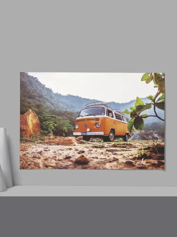 Cadre Volkswagen Transporter Orange Nature